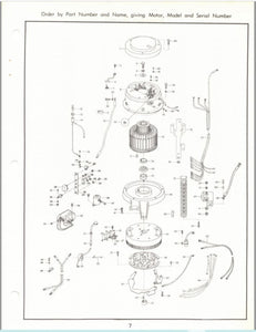 1971 Chrysler 20 HP 204HD 205HD 204BD 205BD Parts Catalog