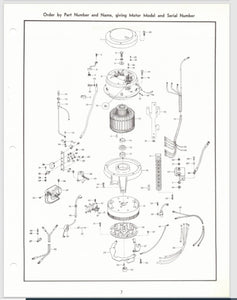 1972 Chrysler 20 HP 204HE 205HE 204BE 205BE Parts Catalog - Used