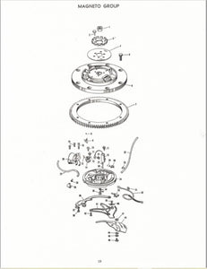 1955 Johnson 25 HP RDE-17C RDEL-17C Parts Catalog