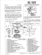 1953 Evinrude Big Twin 25 HP 25012 25013 Data Bulletin