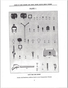 1939 Wards Sea King 5 HP Model 499 Owner's Guide/Parts Catalog