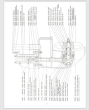 1949 Evinrude 50HP Big Four 8015 Parts Catalog