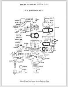 1946-1948 Johnson 16HP SD-15 Parts Catalog