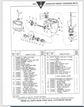 1964 Johnson 3HP JW-19A JW-19M JH-19A JH-19M JHL-19A JHL-19M Parts Catalog