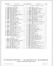 1950 Evinrude 14 HP Fastwin 4438 4439 Parts Catalog