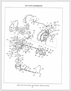 1960 Evinrude 40 HP Big Twin 40 35018 35019 Parts Catalog