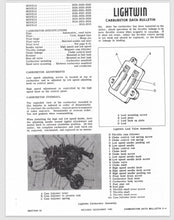 1960 Evinrude Lightwin 3HP 3034 3035 3036 Data Bulletin BU_3034_60