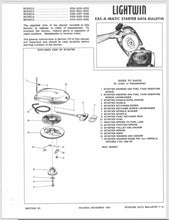 1960 Evinrude Lightwin 3HP 3034 3035 3036 Data Bulletin BU_3034_60