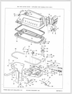 1960 Evinrude 35 HP 35018 35019 Data Bulletin BU_35018_60