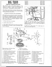 1957 Evinrude 35 HP Big Twin 25028 25029 Data Bulletin