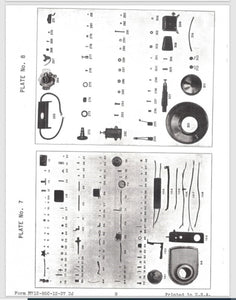 1937 Evinrude 16.2 HP Sport Four 9026 9027 9028 9029 Parts Catalog