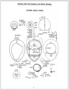 1941-1942 Johnson 1.4 HP MS-20 MD-20 Parts Catalog