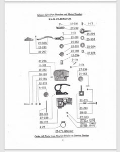 1938-1939 Johnson 9.3/9.8 HP KA-38 KA-39 Parts Catalog