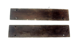 Pair of Vintage Teak Step/Foot Pads 9" X 1 3/4" - Used