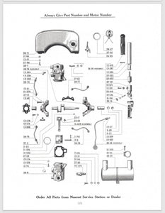 1934 Johnson 3.3 HP F-70 FL-70 Parts Catalog