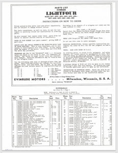 1938 Evinrude Lightfour 4271 4272 4273 4274 4275 4276 4277 4278 Parts Catalog