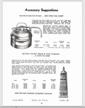 1936 Evinrude Elto 21.1 HP Speeditwin 6018 6019 6023 6024 Parts Catalog