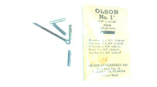 Olson # 1 Pkg of 4 Shear Pins & 1 Cotter Pin