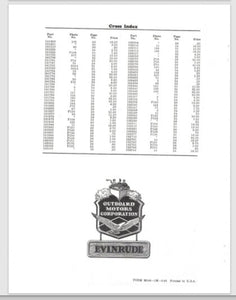 1932 Evinrude Fleetwin 11HP 418 419 450 452 453 Parts Catalog