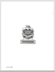 1933 Evinrude 5.1 HP Advanced Series Lightwin 442 443 Parts Catalog