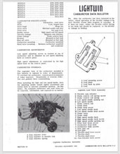 1959 Evinrude 3 HP 3019 3018 3020 3023 3024 3022 3027 3028 3026 Data Bulletin