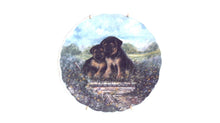 Royal Albert Playful Puppies 8 1/2" Collectors Plate - German Shepard Dogs