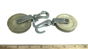 Pair of Steering Pulleys - Used