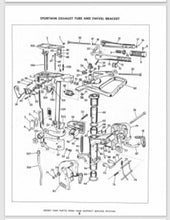 1956 Evinrude 10 HP Sportwin 10012 10013 Parts Catalog