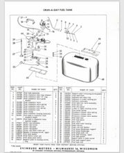 1956 Evinrude 10 HP Sportwin 10012 10013 Parts Catalog