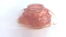 Thumbprint Marigold Double Handled Carnival Glass Bon Bon Bowl/Dish (TR)