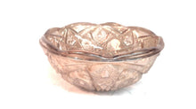 Marigold Carnival Glass Bowl with Star Pattern 8 1/4" (TR)