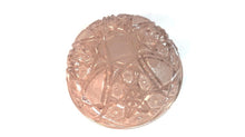 Marigold Carnival Glass Bowl with Star Pattern 8 1/4" (TR)