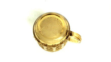 EAPG Findlay Glass Amber Daisy Band Cup (TR)