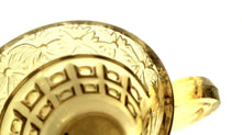 EAPG Findlay Glass Amber Daisy Band Cup (TR)