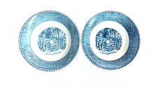Set of 2 Currier & Ives 5 3/4" Berry Bowls - The Old Grist Mill