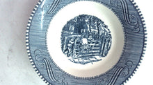 Set of 2 Currier & Ives 5 3/4" Berry Bowls - The Old Grist Mill