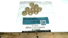 PKG of 8 General Motors 401823 Exhaust Deflectors