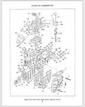 1958 Evinrude 50HP Starflite Electric 50514 50515 Parts Catalog