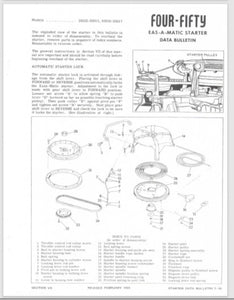 1958 Evinrude Four-Fifty 50 HP 50012 50013 Data Bulletin 1-35