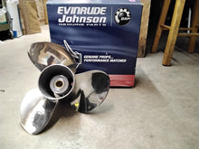 Johnson Evinrude OMC 763950 Stainless Steel 3-Blade Propeller 13 1/2 x 15 (GLM)