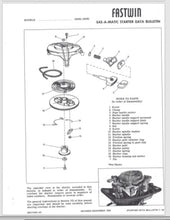 1962 Evinrude Fastwin 18 HP 15036 15037 Data Bulletin BU_15036_62