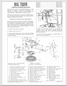 1962 Evinrude Big Twin 40 HP 35028 35029 Data Bulletin