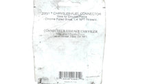 Seachoice 20691 Chrysler Fuel Connector - Male - 1/4 NPT