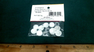 S&J 610011 White Snap Cap for Sizes #6 & #8 - Pkg of 10