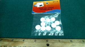 Handi-Man 610011 White Snap Cap for sizes #6 & #8 - Pkg of 10