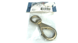 Sea-Dog 139132-1 Brass Swivel Eye Boat Snap Hook