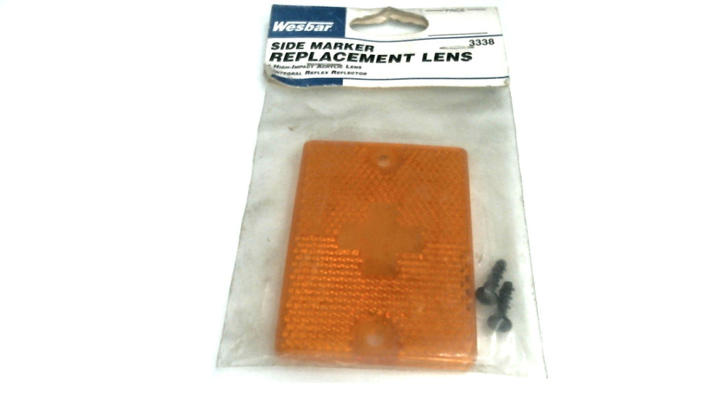 Wesbar 3338 Amber Side Marker Replacement Lens