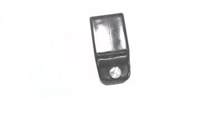 Black Square Tube Jaw Slide 1"