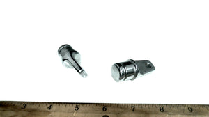 Sea-Dog Pair of Chrome Zinc Top Fitting Outside Eye - 3/4"