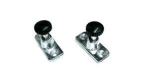 Pair of Stainless Steel Side Mount Deck Hinges W/Thumbscrews